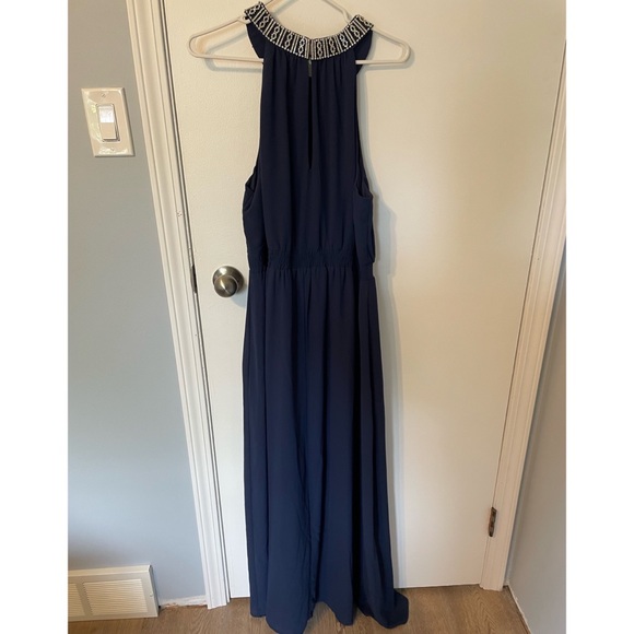 Forever 21 Formal Navy Blue Dress Size 1X - Picture 2 of 2
